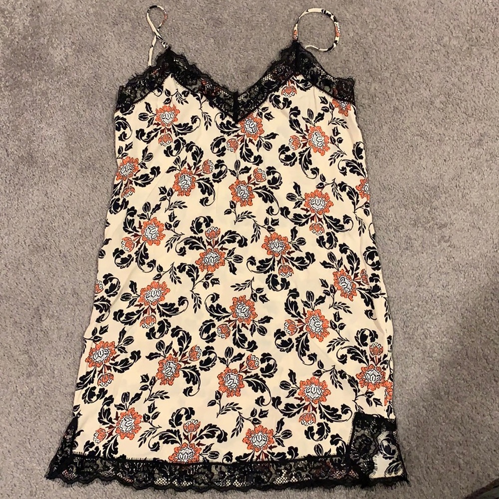 A summery spaghetti strap EXPRESS dress.